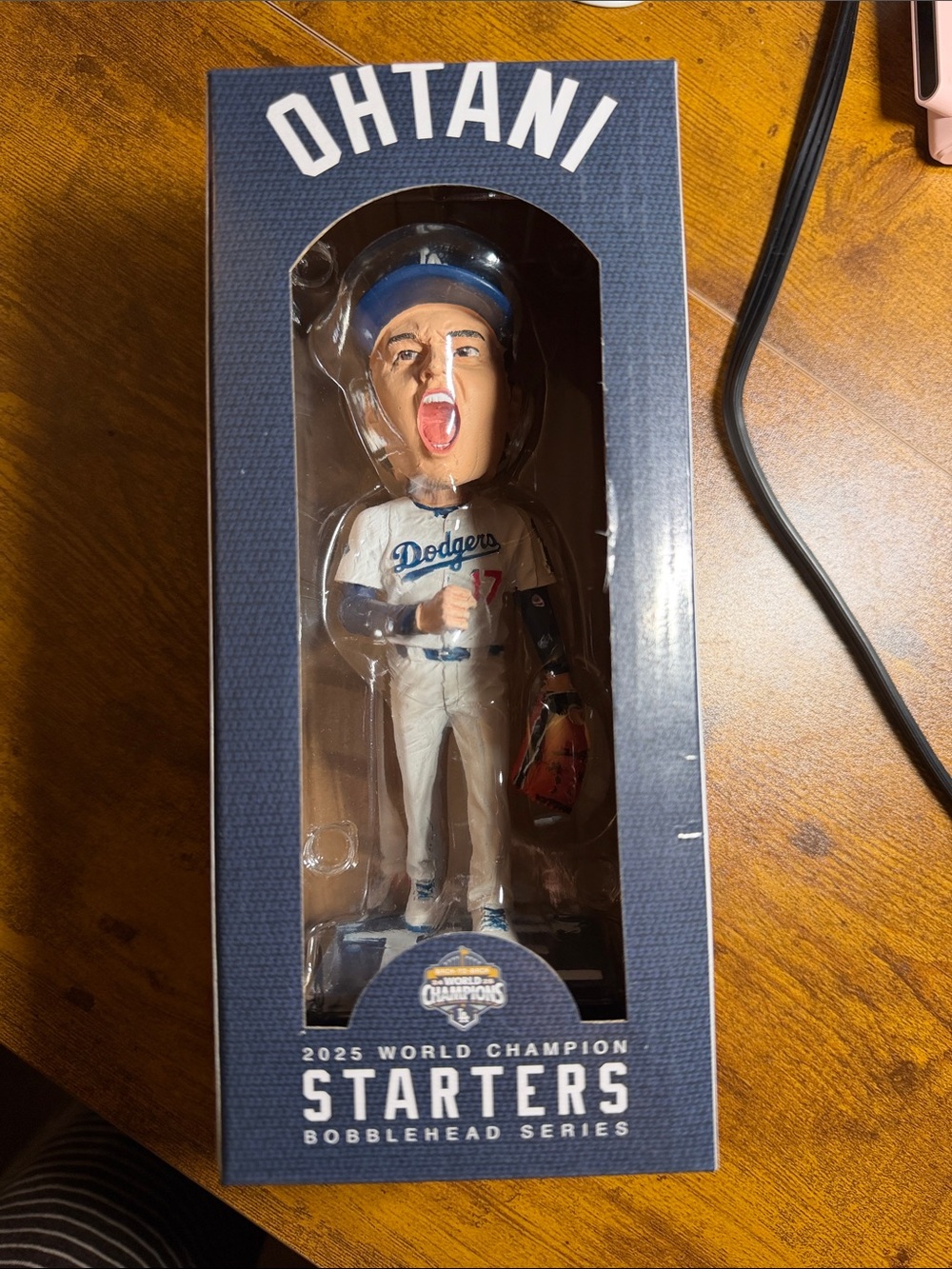 Los Angeles Dodgers White & Blue Bobblehead - Starters Series